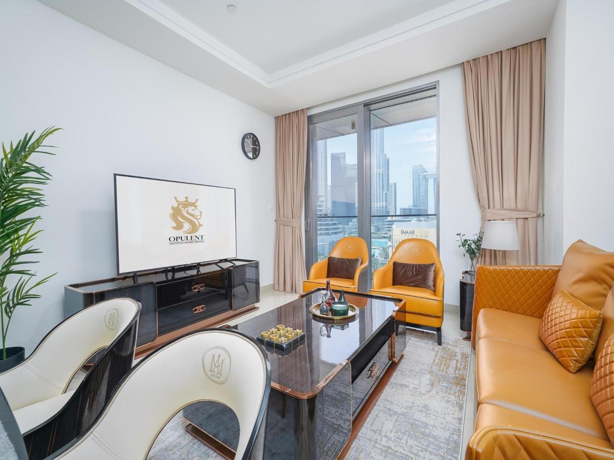 Luxurious Stylish Apartments Across Dubai Mall Burj Khalifa City Views エクステリア 写真
