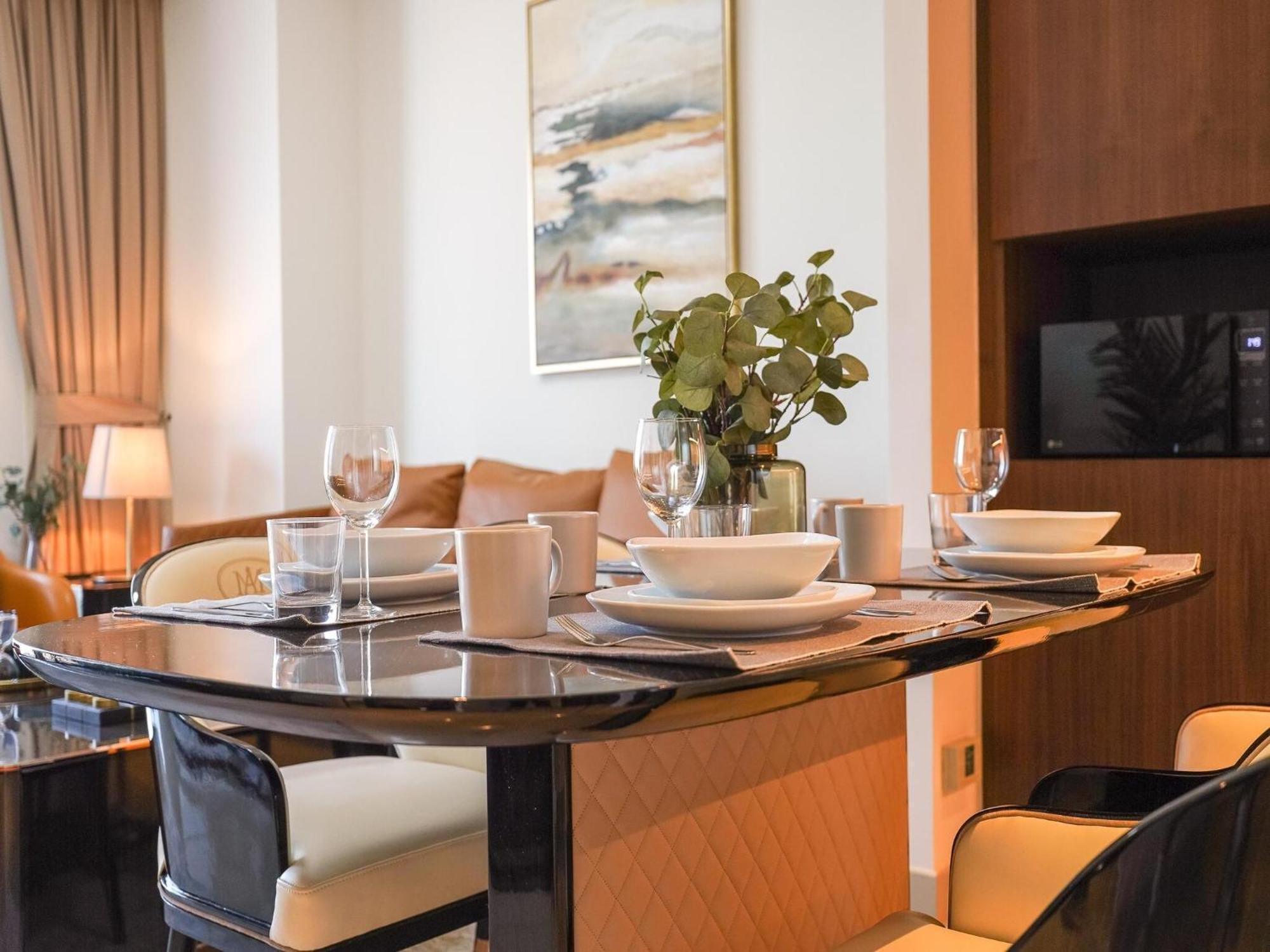 Luxurious Stylish Apartments Across Dubai Mall Burj Khalifa City Views エクステリア 写真