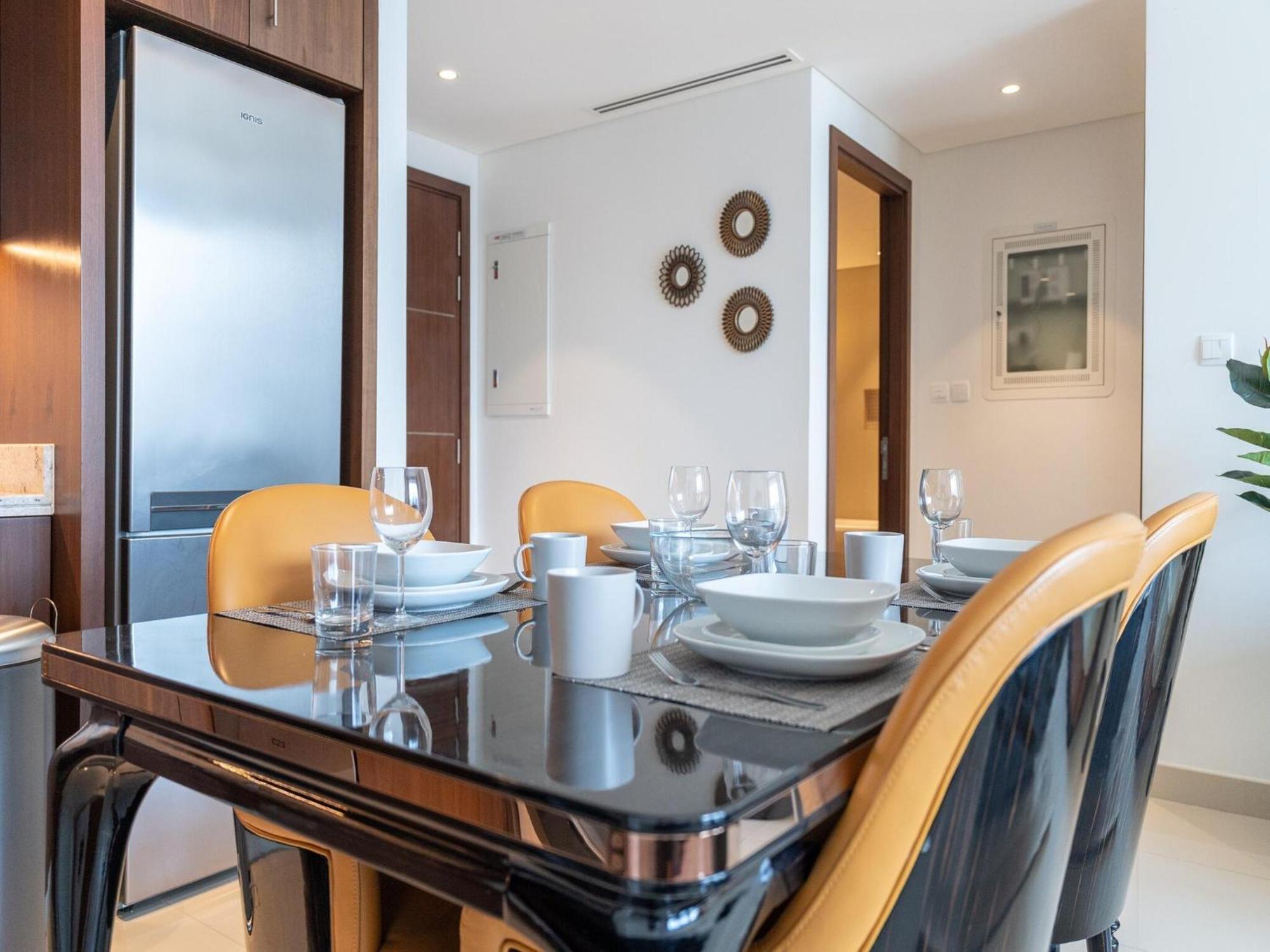 Luxurious Stylish Apartments Across Dubai Mall Burj Khalifa City Views エクステリア 写真