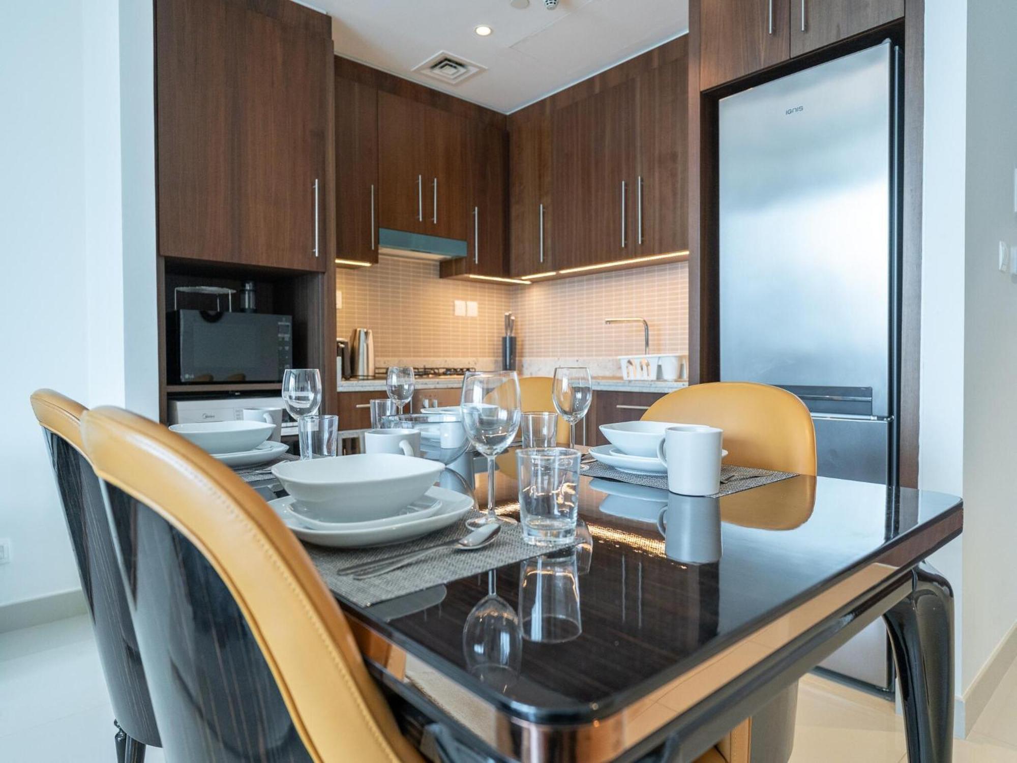 Luxurious Stylish Apartments Across Dubai Mall Burj Khalifa City Views エクステリア 写真