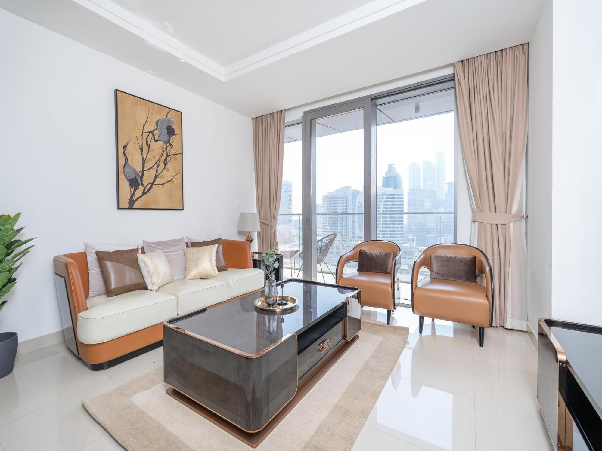 Luxurious Stylish Apartments Across Dubai Mall Burj Khalifa City Views エクステリア 写真